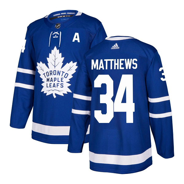 Men's Blue Toronto Maple Leafs #34 Auston Matthews 2021 Stitched NHL Jersey